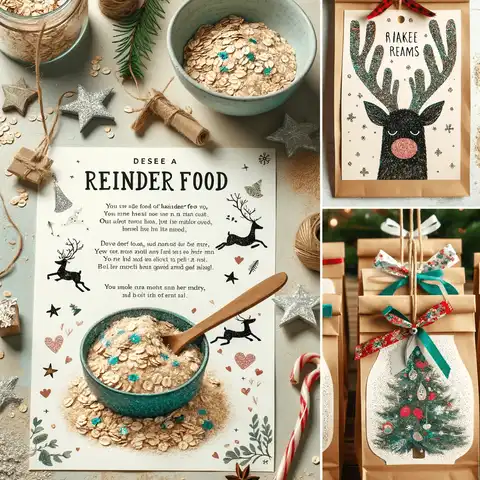 Reindeer Food Labels to Print Free The reindeer food recipe
