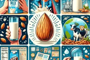 Almond milk food labels featured images