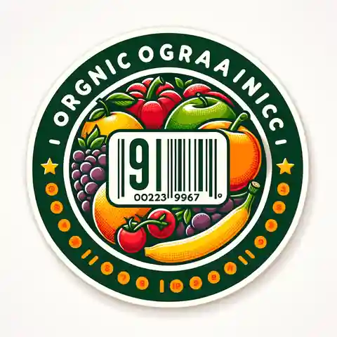 Organic Food Labels Examples A product like coffee or chocolate with both 'Organic' and 'Fair Trade' labels, indicating it's made in a way that's good for the planet and the peopl