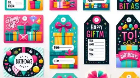Printable Free Gift Label Templates Different types of printable free gift label templates. Include tags for various occasions