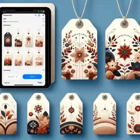 Printable Free Gift Label Templates Showcase a selection of gift tag templates designed for Apple's Pages software, highlighting the ease of customization and printing
